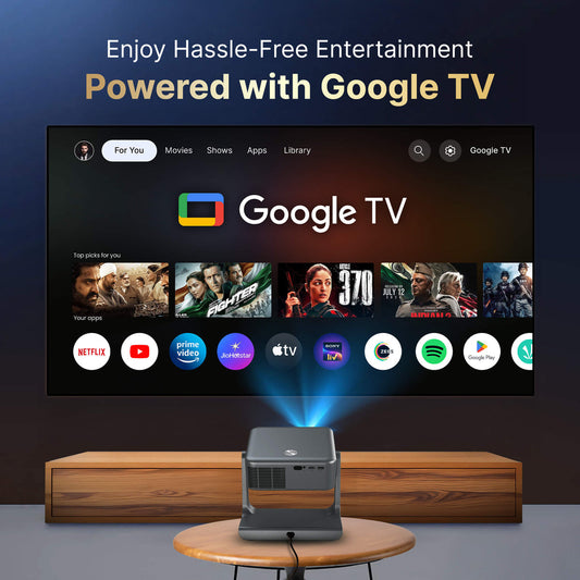 CROZBEATS 4K , ANDROID , 200 INCH SIZE PROJECTOR