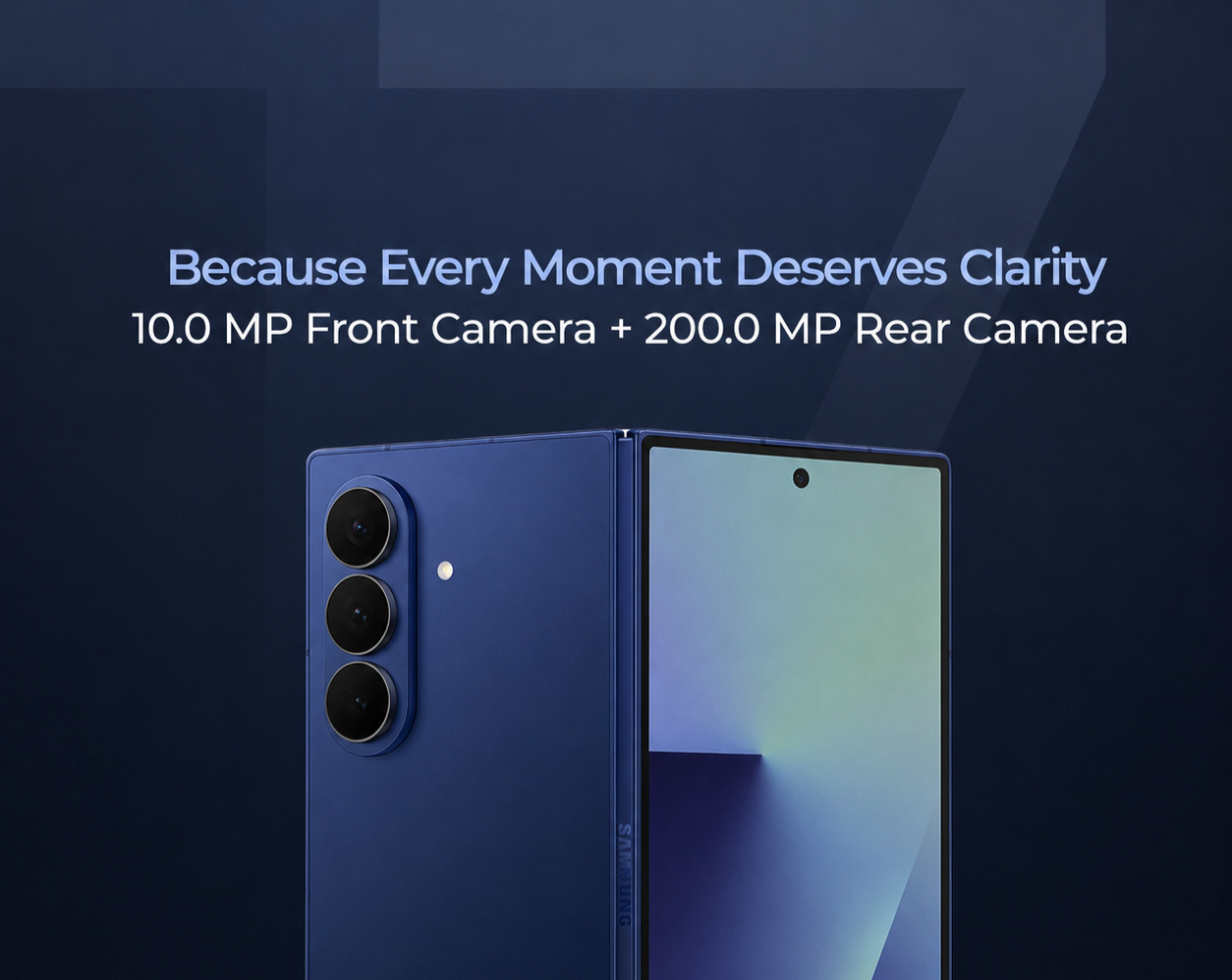 BLACKZONE GT FOLD 7 – 16GB RAM + 256GB ROM | 8.0" HD+ Display | Android 14 | 100MP Rear + 16MP Front Camera | 5000mAh Battery | Face ID Unlock | Dual SIM Smartphone
