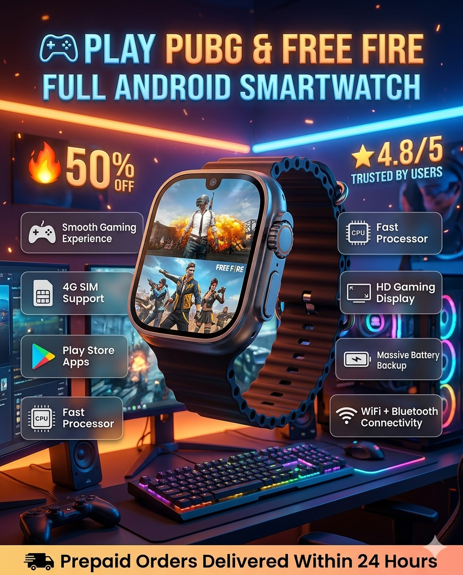 VOLT S9 Ultra Android Sim Watch (32 GB RAM / 256 GB STORAGE)