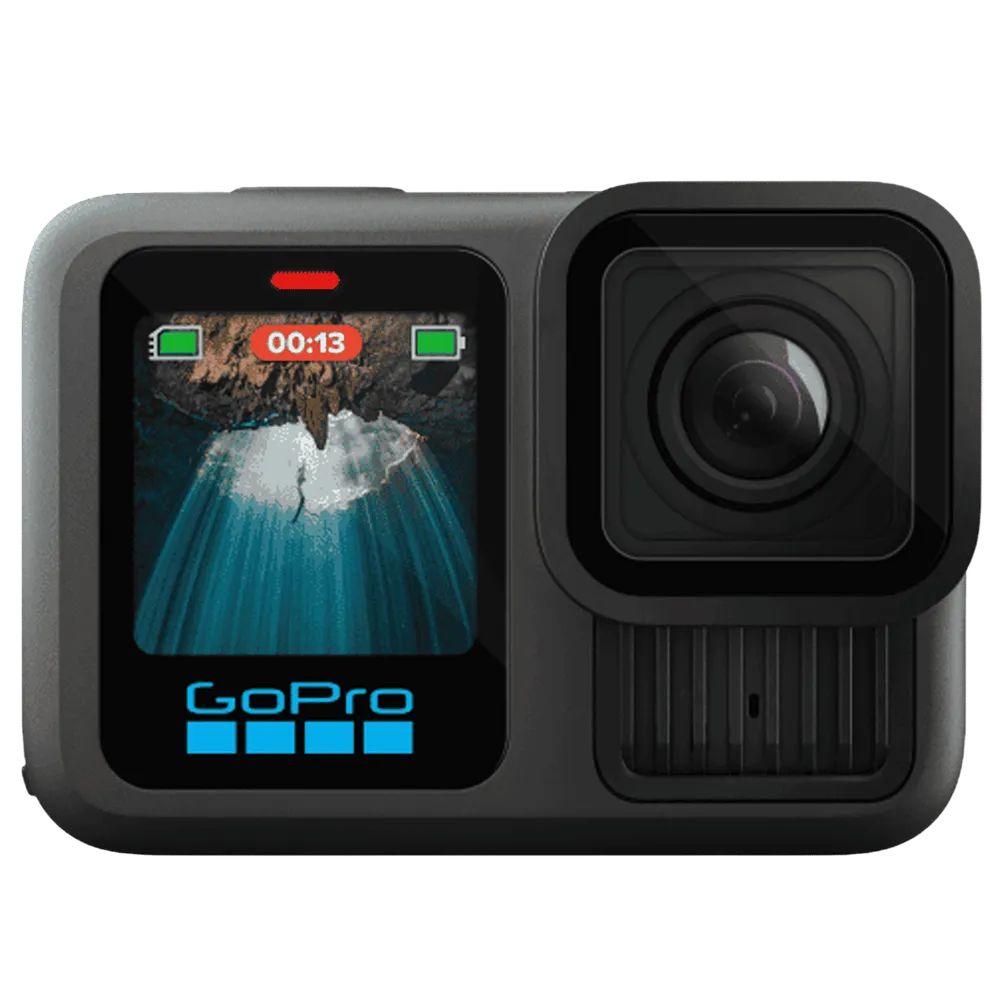 GoPro Hero13 5.3K and 27MP 240 FPS Waterproof Action Camera with Voice Control (Black)