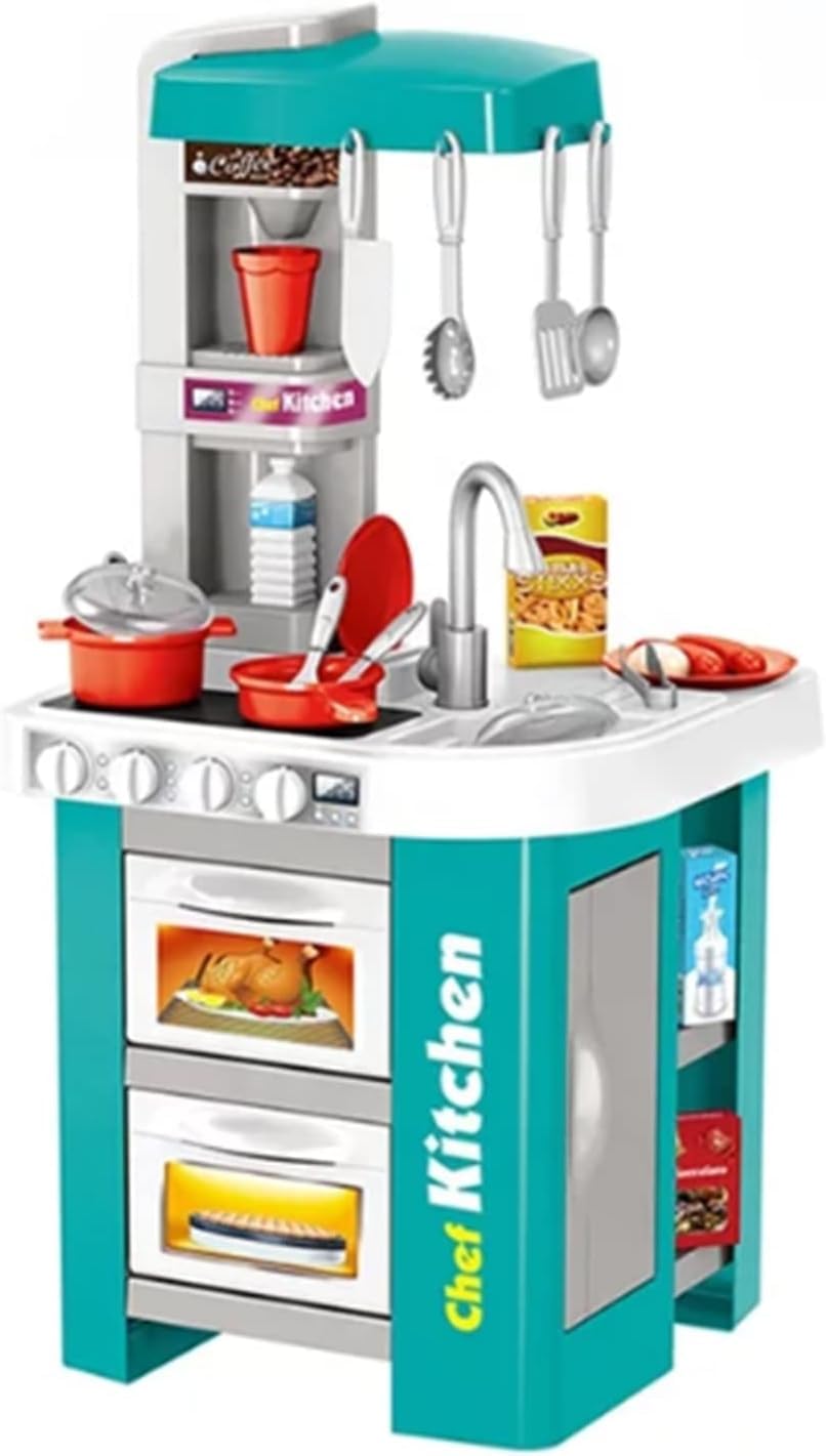 Kids Play Kitchen Set Pretend Toy Simulation Kitchen Role Play Set for Kids Boys & Girls (Multi Color)