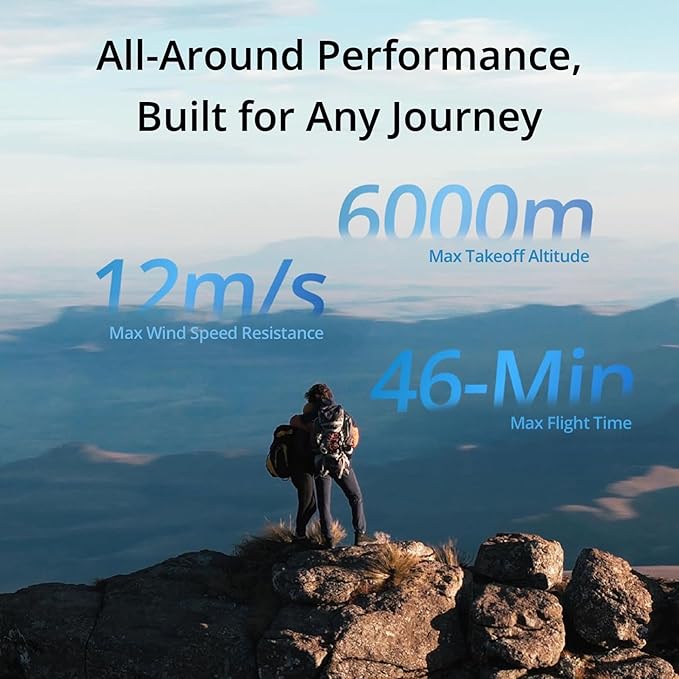 DJI Air 3 Fly More Combo with DJI RC 2, Drone with Camera 4K, Dual Primary Cameras, 3 Batteries for Extended Flight Time, 48MP Photo, 20Km Max Video Transmission, FAA Remote ID Compliant