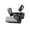 DJI MIC 2 (2 TX + 1 RX + Charging Case), All-in-One Wireless Microphones, Intelligent Noise Cancelling, 32-Bit Float Internal Recording, 250M (820 Ft.) Range, Microphone for iPhone, Android, Camera