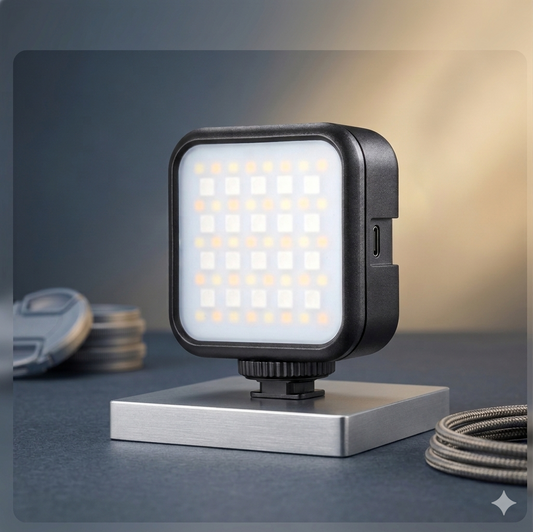 GODOX LITEMONS LED6R RGB LED Video Light, 1800mAh Rechargeable Video Light with 3200k-6500k Color Range CRI 95, 13 FX-Light Effects, HSI Mode, Magnet Design Youtuber Livestreaming Accessories