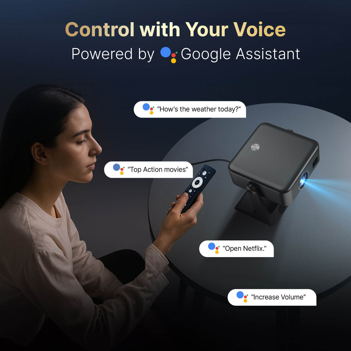 CROZBEATS 4K , ANDROID , 200 INCH SIZE PROJECTOR