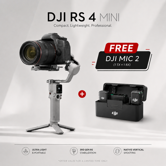 DJI RS 4 Mini + [FREE GIFT🎁] DJI Mic 2 Combo